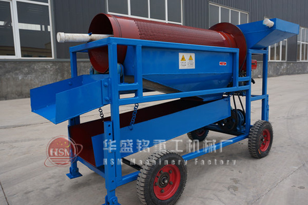全自动大型滚筒筛沙机的工艺流程
